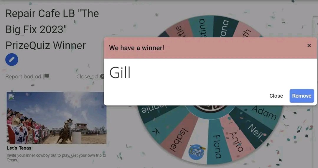 TotallyLocal_LB's tweet image. Thanks to everyone who attended our 3rd #RepairCafeLB event on Saturday 27 May where we celebrated #TheBigFix2023 with a special quiz with chance to win goodies from The Refill shop in #LeightonBuzzard. Thanks to all who took part. The winner is Gill Horton! 🏆🎉😍 Congrats!