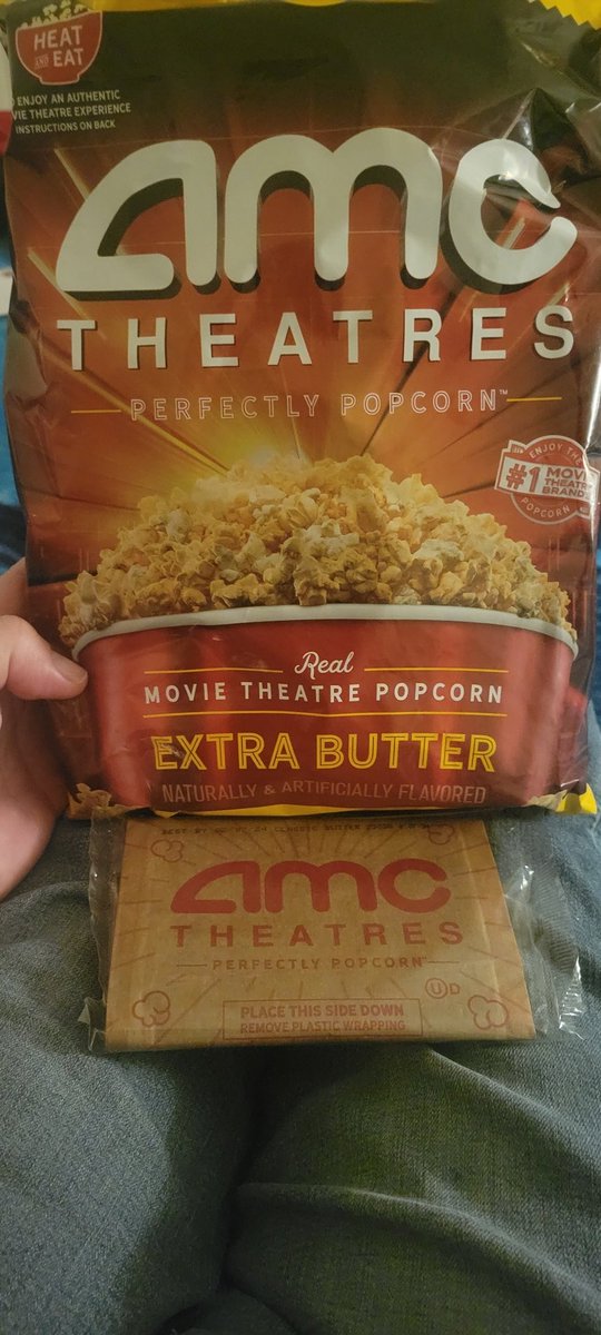 Look what I was finally able to get my hands on... #AMCPerfectlyPopcorn is perfectly delicious too 😋