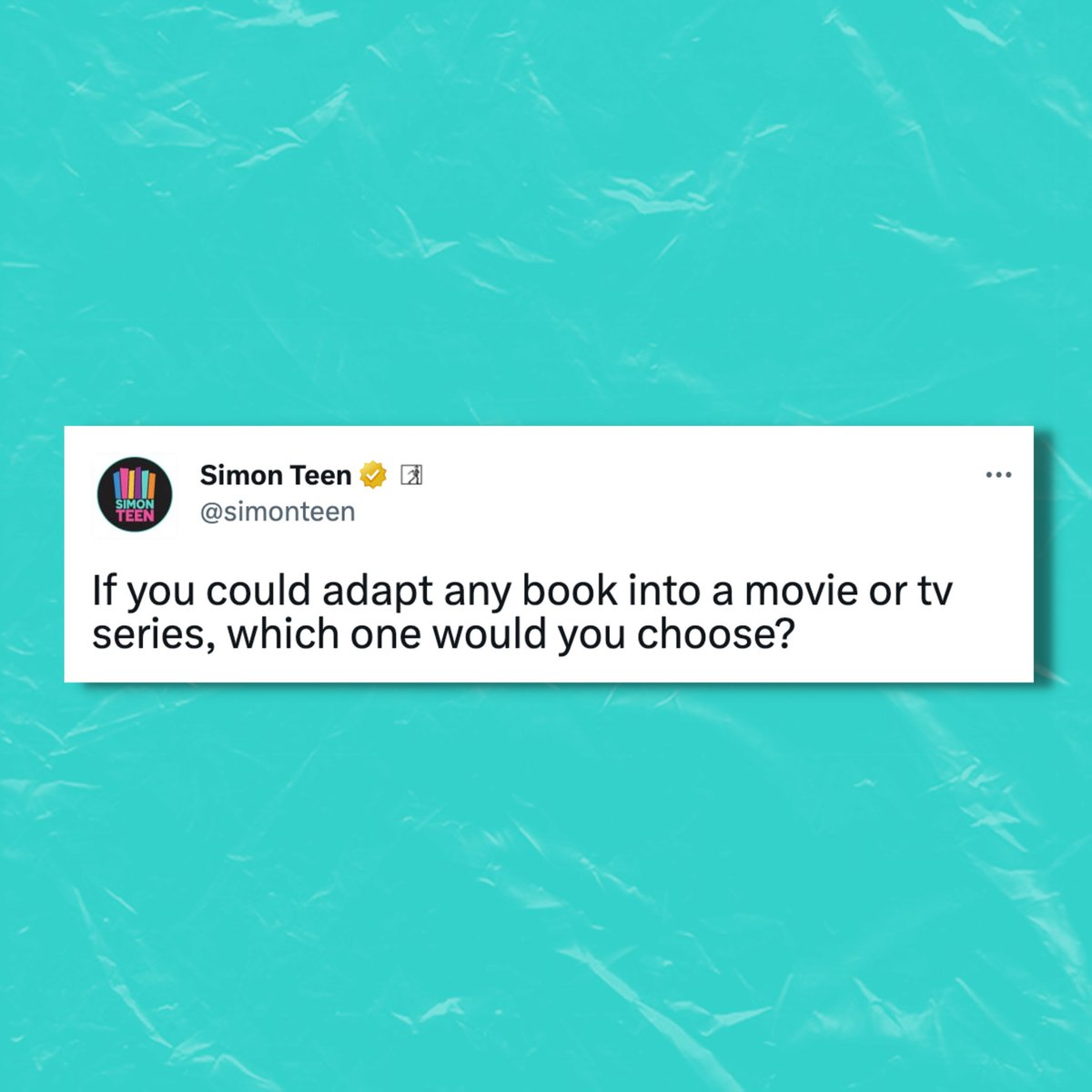 We want to know! 👀
-
#simonteen #yabooks