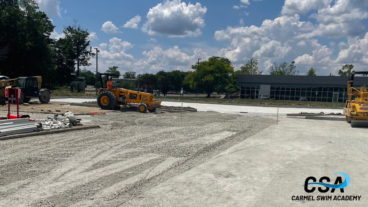 💧Just add water💧 And some asphalt. Getting closer every day!

#CSAConstructionProgress #CarmelSwimAcademy #SaferHealthierStronger #FortheCommunity