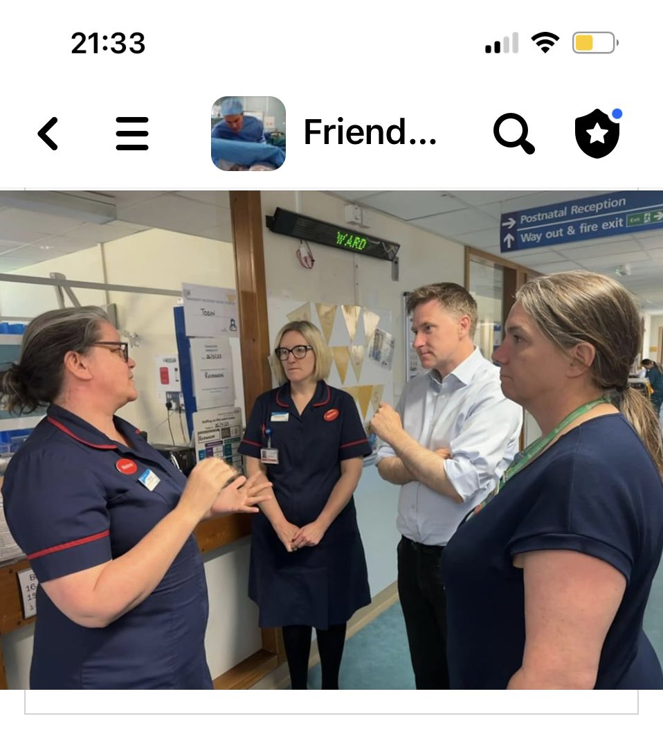 So, HHFT Dir of Midwifery announces  current HoM on the Winchester site, who’s been there less than a year, has resigned. Did Mr Brine MP know of the imminent loss of another critical member of staff when posing at Winchester Maternity with the “superb” Trust CEO last week? 
🤔