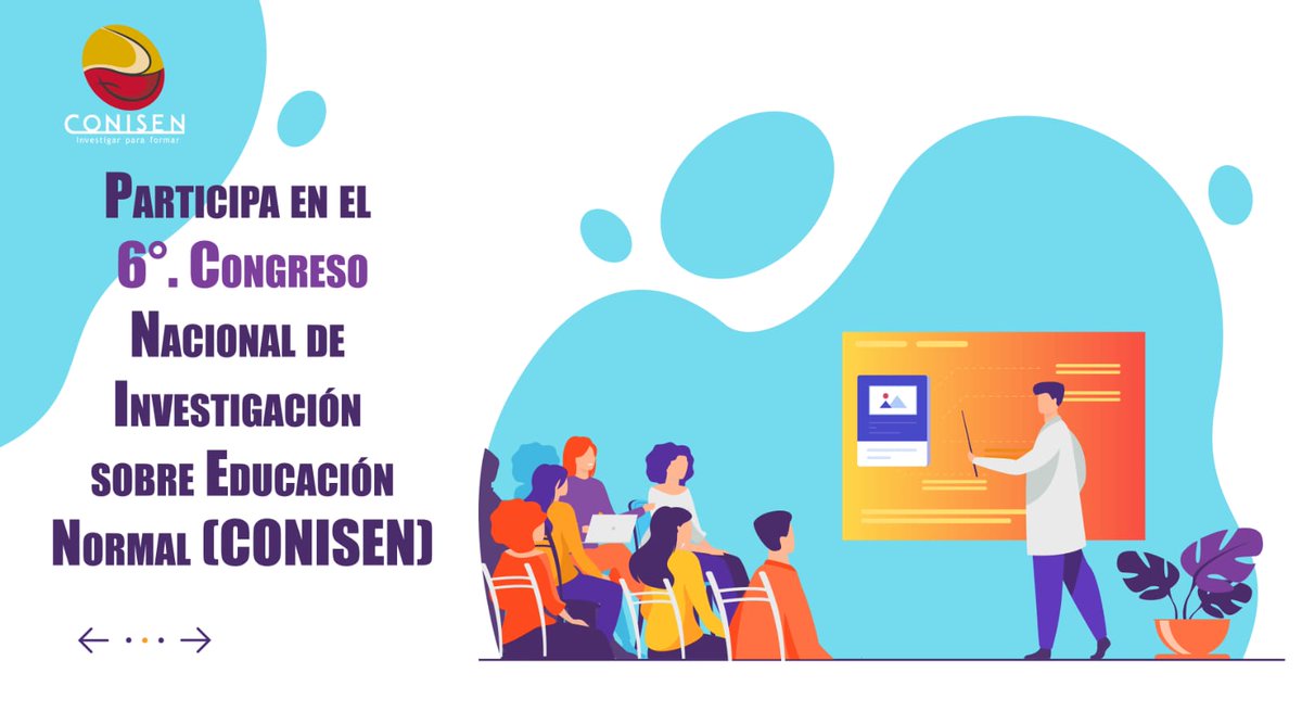 CONISEN_oficial's tweet photo. 📷 Las y los esperamos en el 6.º Congreso Nacional de Investigación sobre Educación Normal (CONISEN) del 17 al 20 de octubre de 2023, en la Benemérita Escuela Normal Veracruzana “Enrique C. Rébsamen”, en Xalapa, Veracruz.
📷Convocatoria en https://t.co/IVutEFuZBT
#CONISEN https://t.co/JXTNiUfAFu