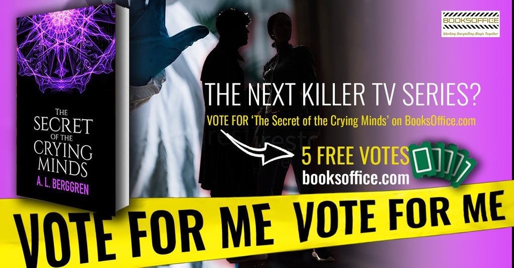 alberggren_'s tweet photo. Would you like to see my books become a TV series?
Then please register and vote for The Secret of the Crying Minds today! https://t.co/om5t8aZnon
#Booksoffice #FromBook2Screen #alberggren #thecryingminds #thesecretofthecryingminds #psychologicalthriller #readers #viewers https://t.co/IQmOnNUmJG
