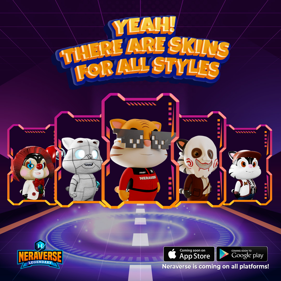neraverse's tweet photo. ๐ Unleash your style in Neraverse Legendary! The best skins are here to make you stand out on the tracks. ๐ฅ๐ฅ Customize your characters with epic looks and be the envy of every racer. #NeraverseLegendary #CustomizeYourStyle #EpicSkins #RaceInStyle https://t.co/wWQkG4bbWJ