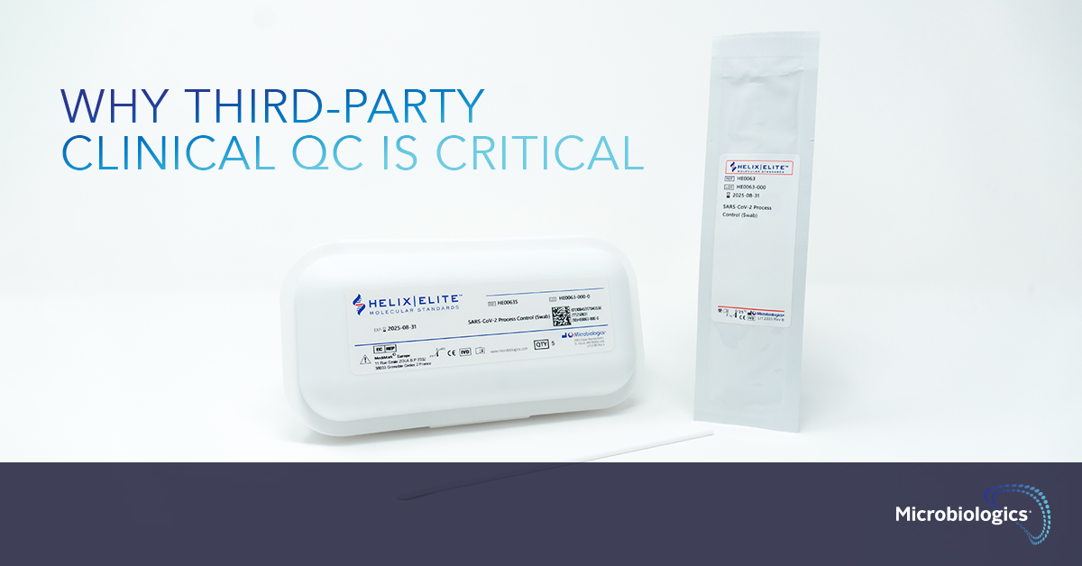 Microbiologics's tweet photo. Quality control is built on the principle that proximity can produce bias and error. Third-party or independent quality control products are the most unbiased external control materials, as they are produced by independent, third-party manufacturers. 
https://t.co/4PGQoUYOLA https://t.co/PoKTG9VqBm