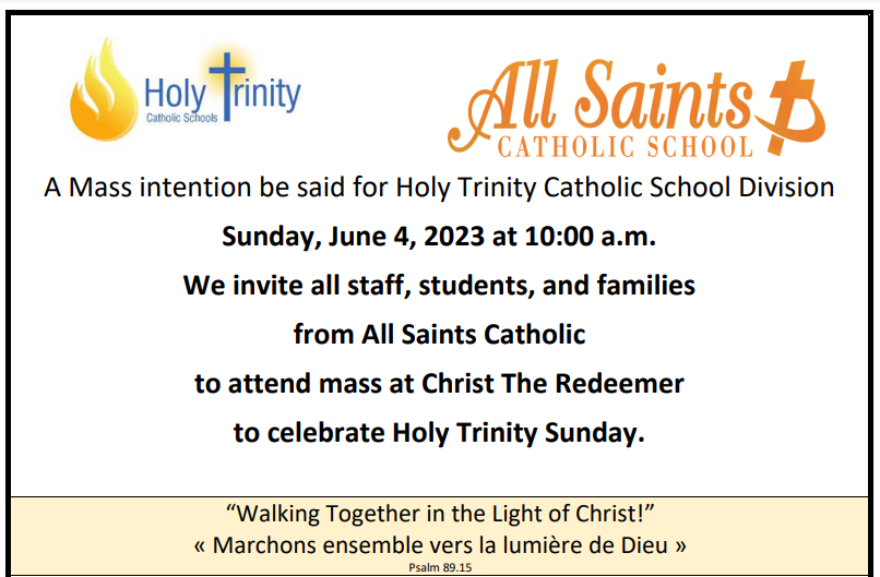 Hope to see you there! Let's celebrate together
<a href="/HolyTrinitySD/">Holy Trinity</a>
