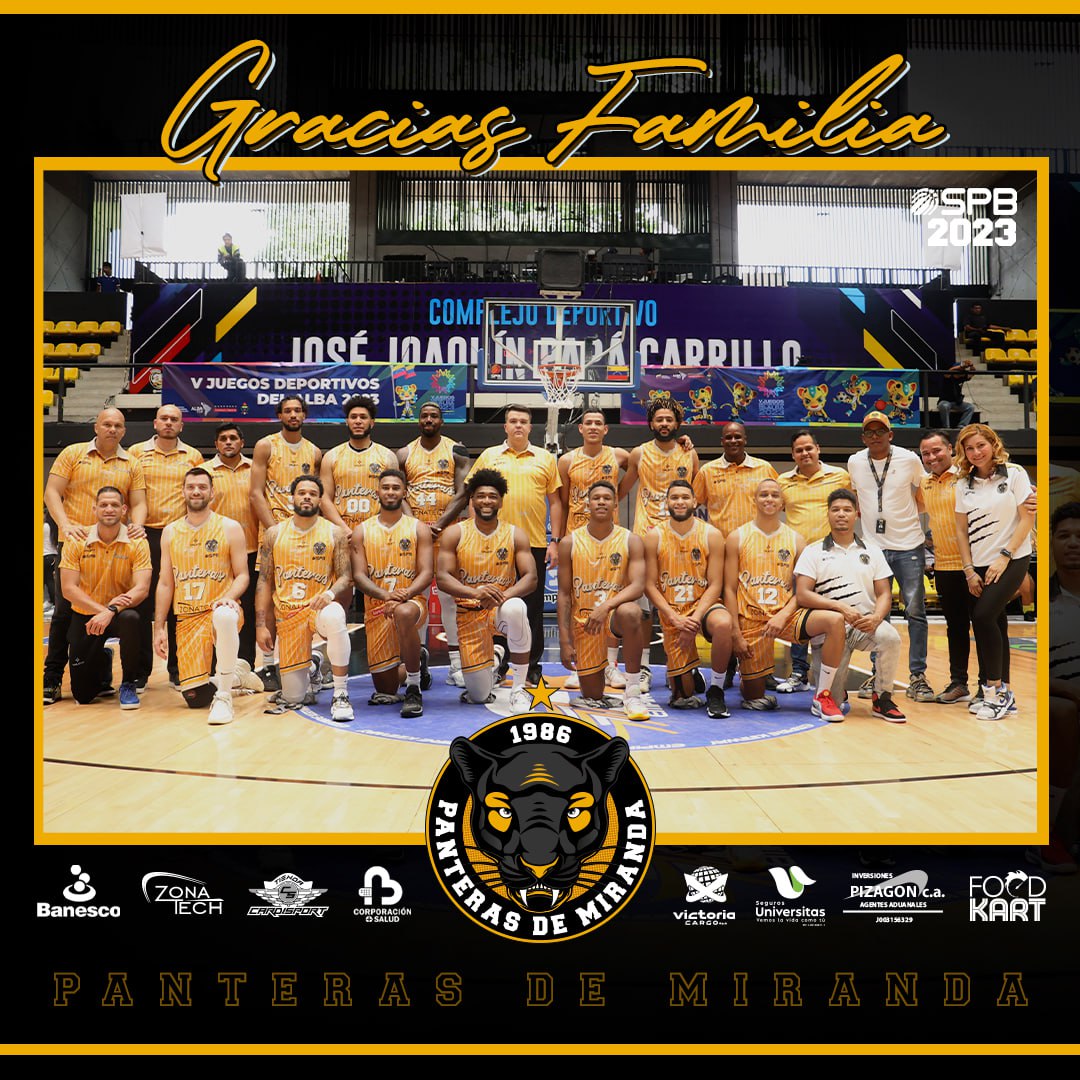 Las palabras no son suficientes...

A fanáticos, patrocinantes y todos aquellos que de alguna manera estuvieron involucrados con el resurgir del equipo Panteras de Miranda en el plano del baloncesto nacional y todas sus manifestaciones de apoyo, mil gracias.