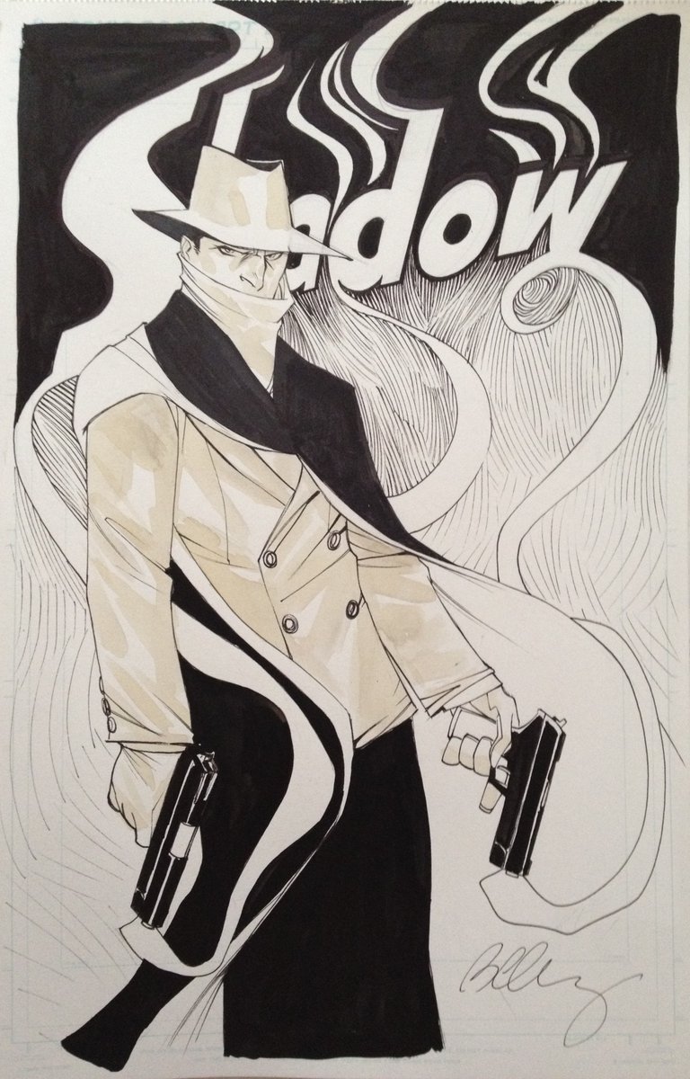 Bernard Chang @thebernardchang #BernardChang #theshadow #comicart #comicbookart #pulphero #pulpheroes