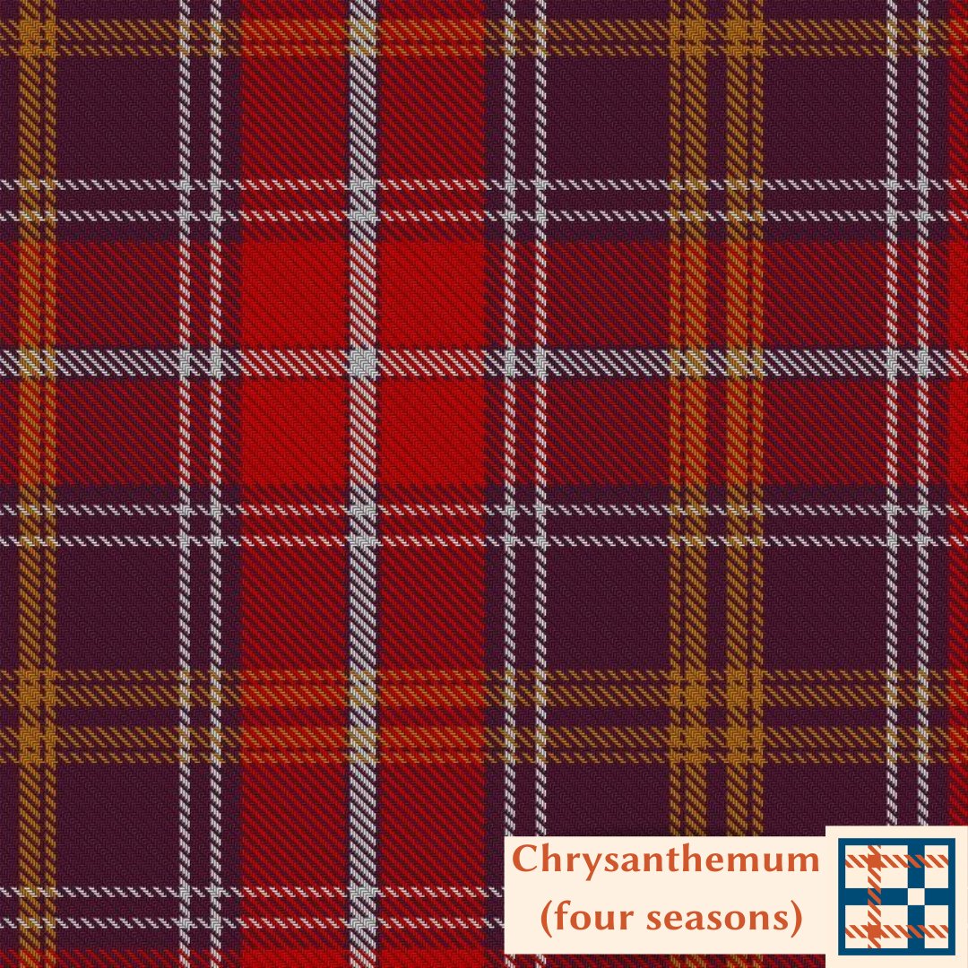 #June marks the start of a new season in #Japan so the Japanese Four Seasons #Tartan Collection takes the spotlight today. Details bit.ly/43Cz2CD#SocEnt