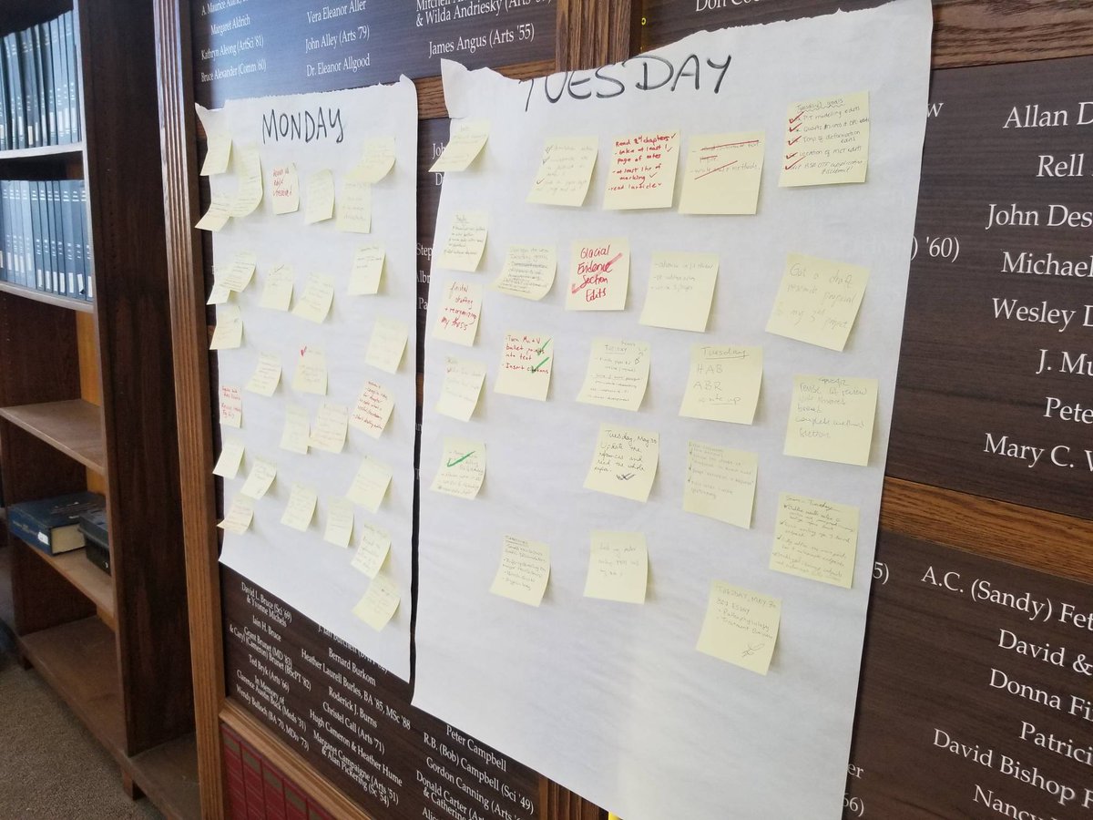 We are halfway through the Dissertation Boot Camp! Students have been working hard on their daily and weekly goals while getting excellent support from our wonderful <a href="/queensusass/">Queen's University SASS</a> mentors!