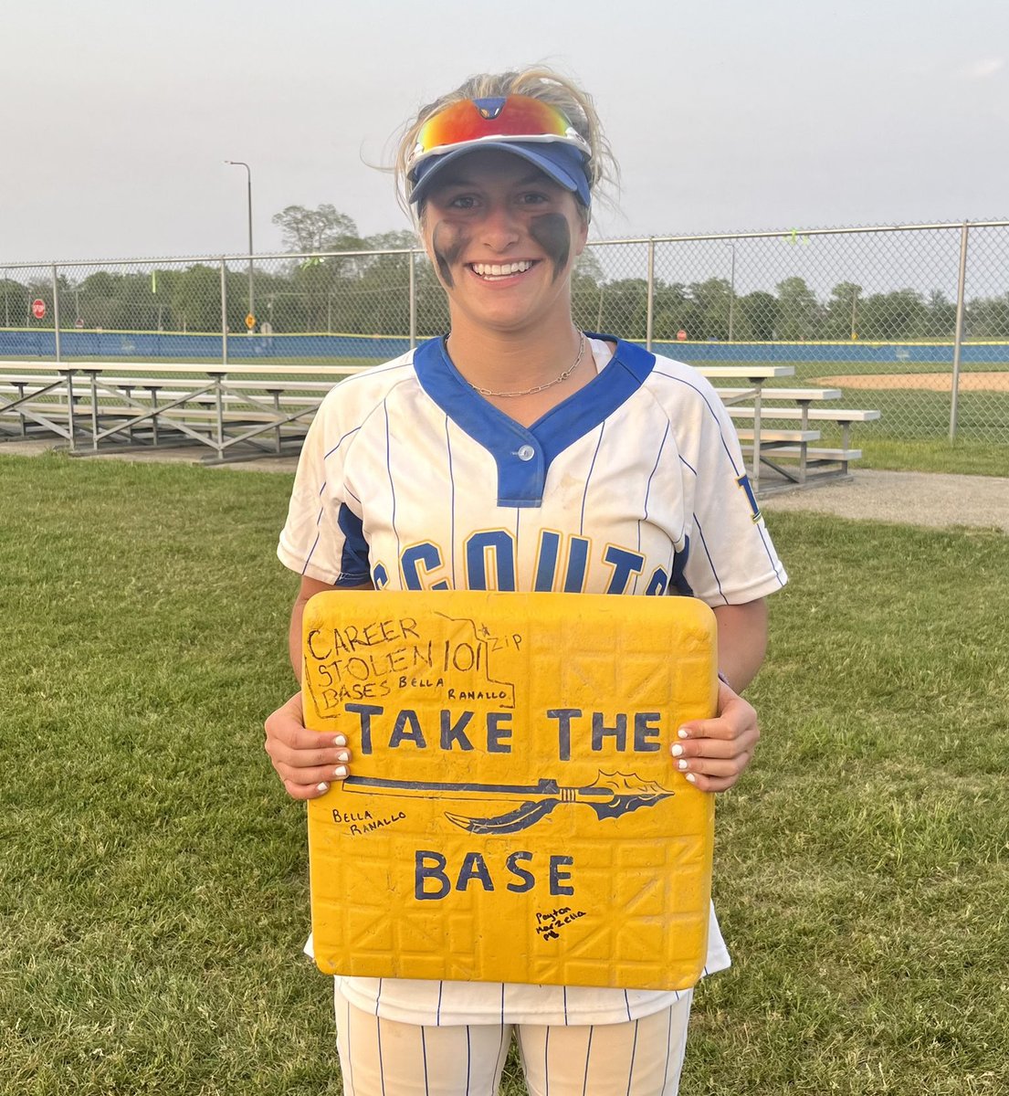 Go, Bella! Congrats to senior Bella Ranallo who took the base with a total of 101 career steals in three seasons on the LFHS Girls’ Varsity Softball team. What an amazing accomplishment! #ScoutNation