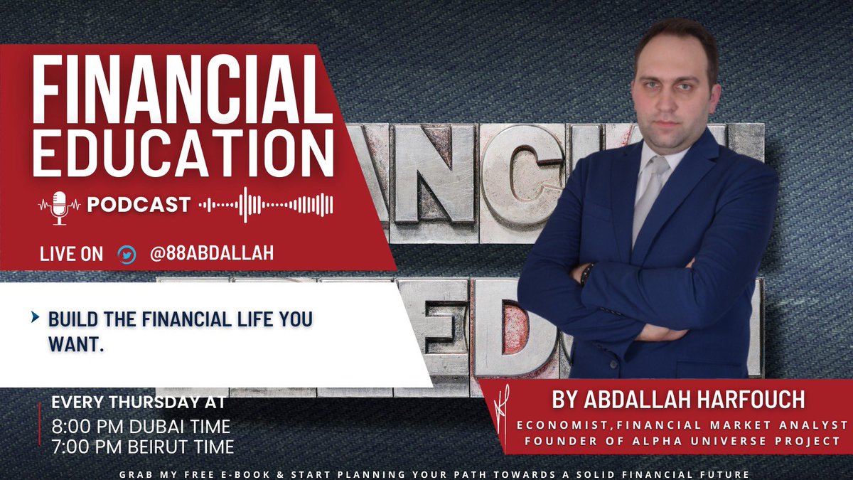 88Abdallah's tweet image. موعدنا مساء كل خميس عبر خاصيّة "SPACE" عند الثامنة مساءً بتوقيت #الإمارات والسابعة بتوقيت #السعودية لمناقشة مواضيع مهمة تتعلّق بالثقافة الإقتصادية والإستثماريّة بالإضافة إلى تطوير المهارات الفرديّة.
تابعونا وشاركونا آرائكم🔥