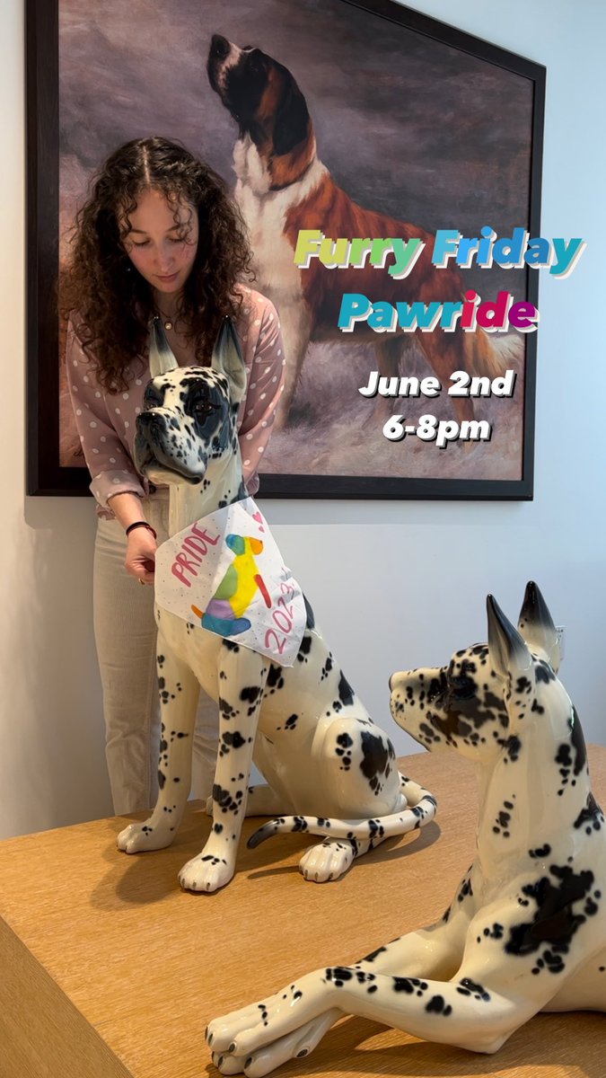 Join us on Friday, June 2nd 6-8pm for Furry Friday: Pawride with your Pups! Tickets are going fast! museumofthedog.org/events-and-edu…