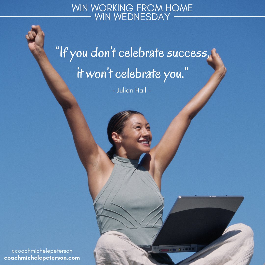 What success are you celebrating this week, friend? 👏👊 #winwednesday #winWFH #workingfromhome #wfhcoach #confidencecoach #empoweringwomen #mindset #confidence #motivation #wfhtribe