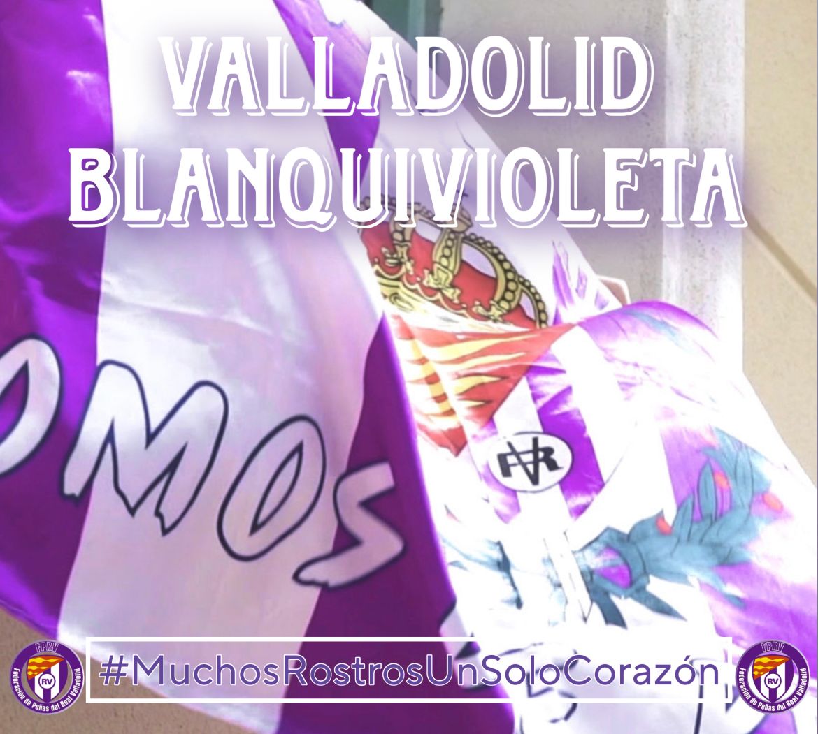 'Vallisoletana sal a tu balcón' 🎶🎶

Socios de la peña ydel #Pucela nos envían las primeras imágenes de un @Olmedo_RVCF #MásBlanquivioletaQueNunca 

#PucelaEsDePrimera
#RealValladolidGetafe