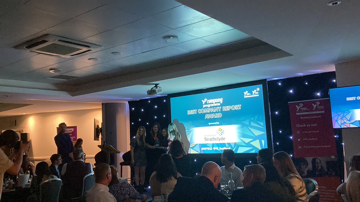 Best company report award to <a href="/Social_Eyes_YE/">Social-Eyes</a> 🎉🎉🎉🌟🌟👏🏻👏🏻👏🏻 congratulations ladies 🥇<a href="/YE_Scotland/">Young Enterprise Scotland</a> Finals #FOYE <a href="/DYWNH_skills/">DYW North Highland</a> <a href="/CaithnessCoC/">Caithness Chamber</a> fourth award amazing achievement