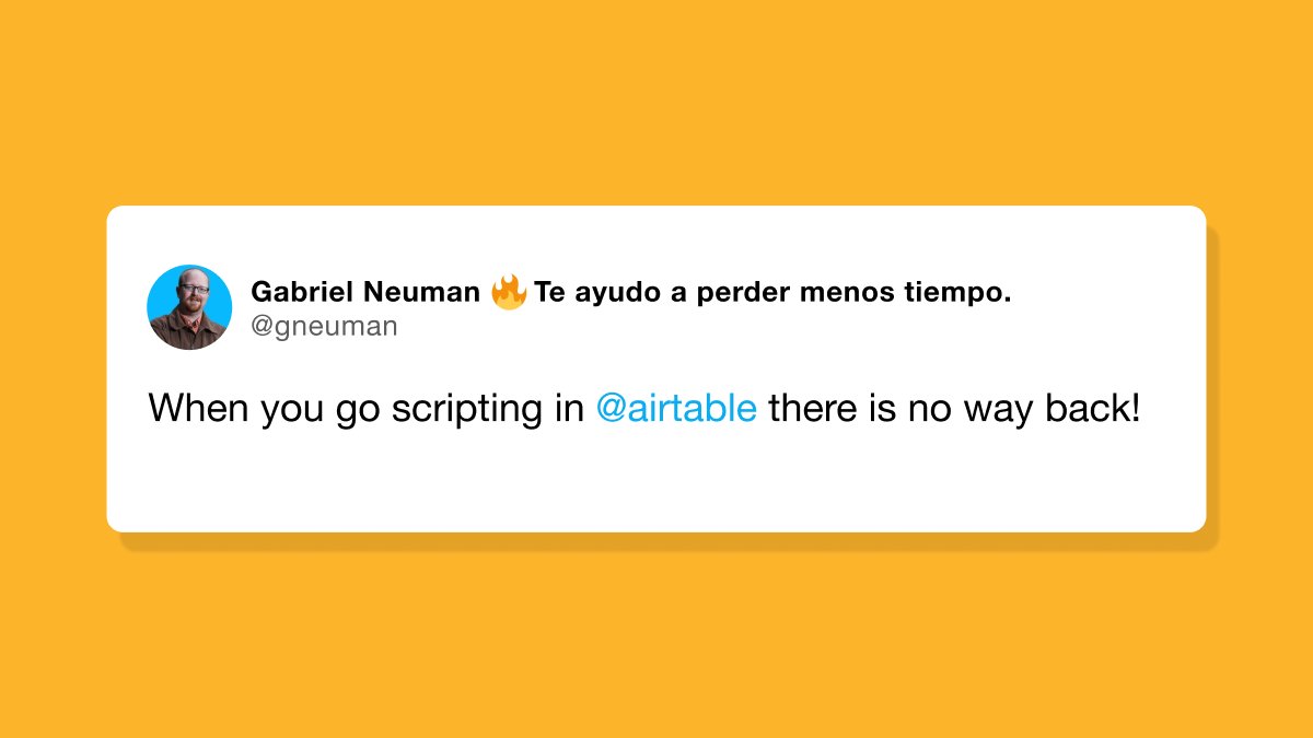 Airtable tweet media
