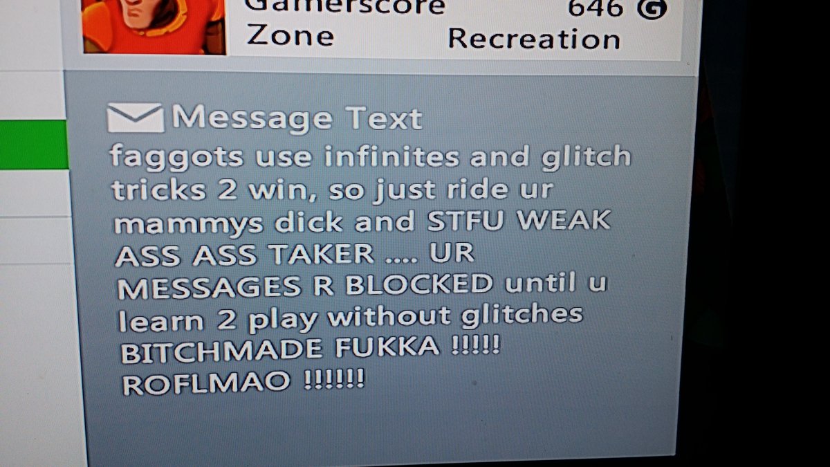 omg found this old ass mvc2 hate mail from back in the 360 days. i didn't even know how to ROM with magneto at the time and i def wasn't glitching so this dude was just salty lmao 😂