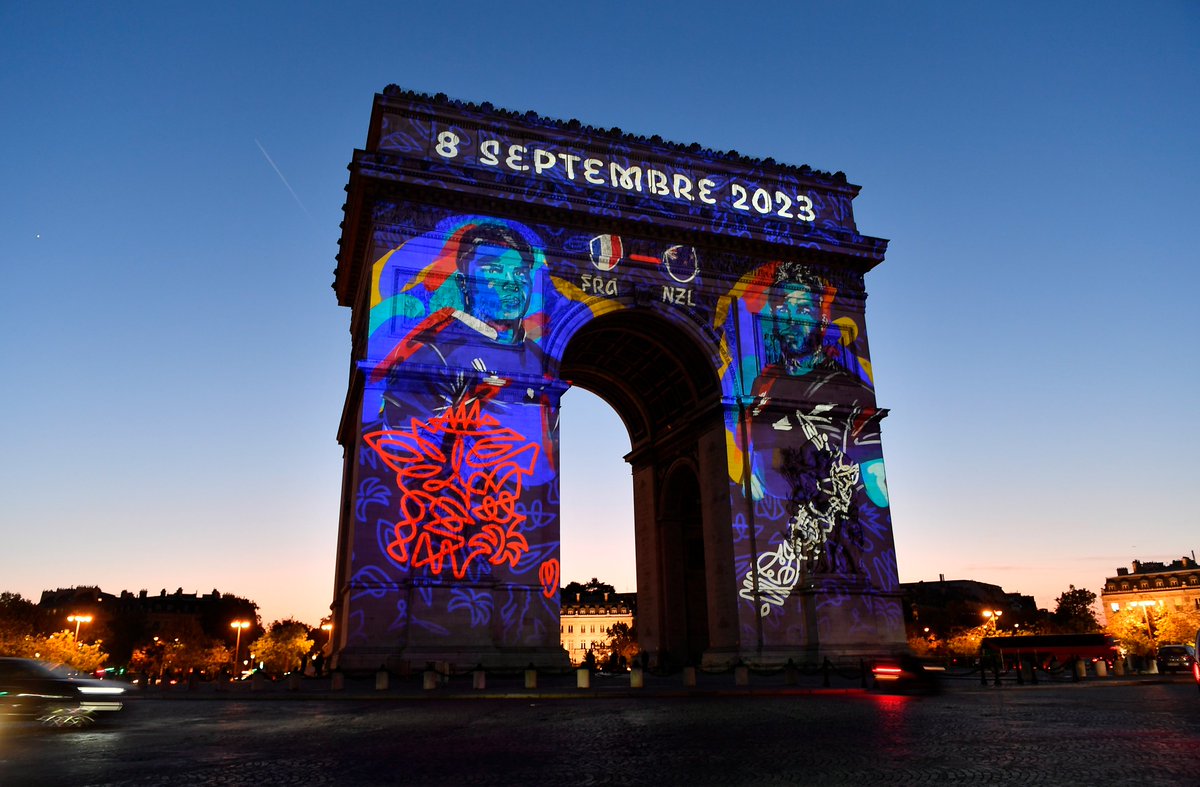 Bringing a landmark #100DTG celebration to a close in spectacular style 🇫🇷

#RWC2023