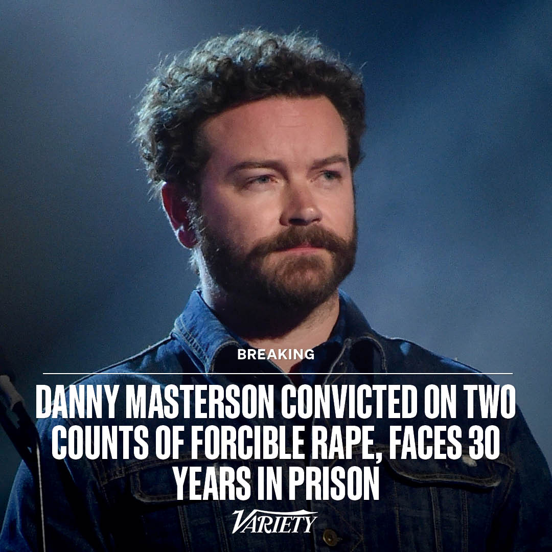 Danny Masterson, the former star of “That ’70s Show,” was convicted Wednesday on two counts of forcible rape. He faces a potential sentence of 30 years to life in prison on the two charges. bit.ly/3IRqiAJ