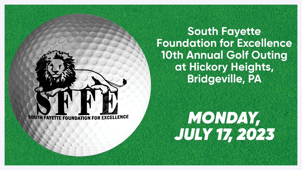 South Fayette Township School District on Twitter "FORE! The South