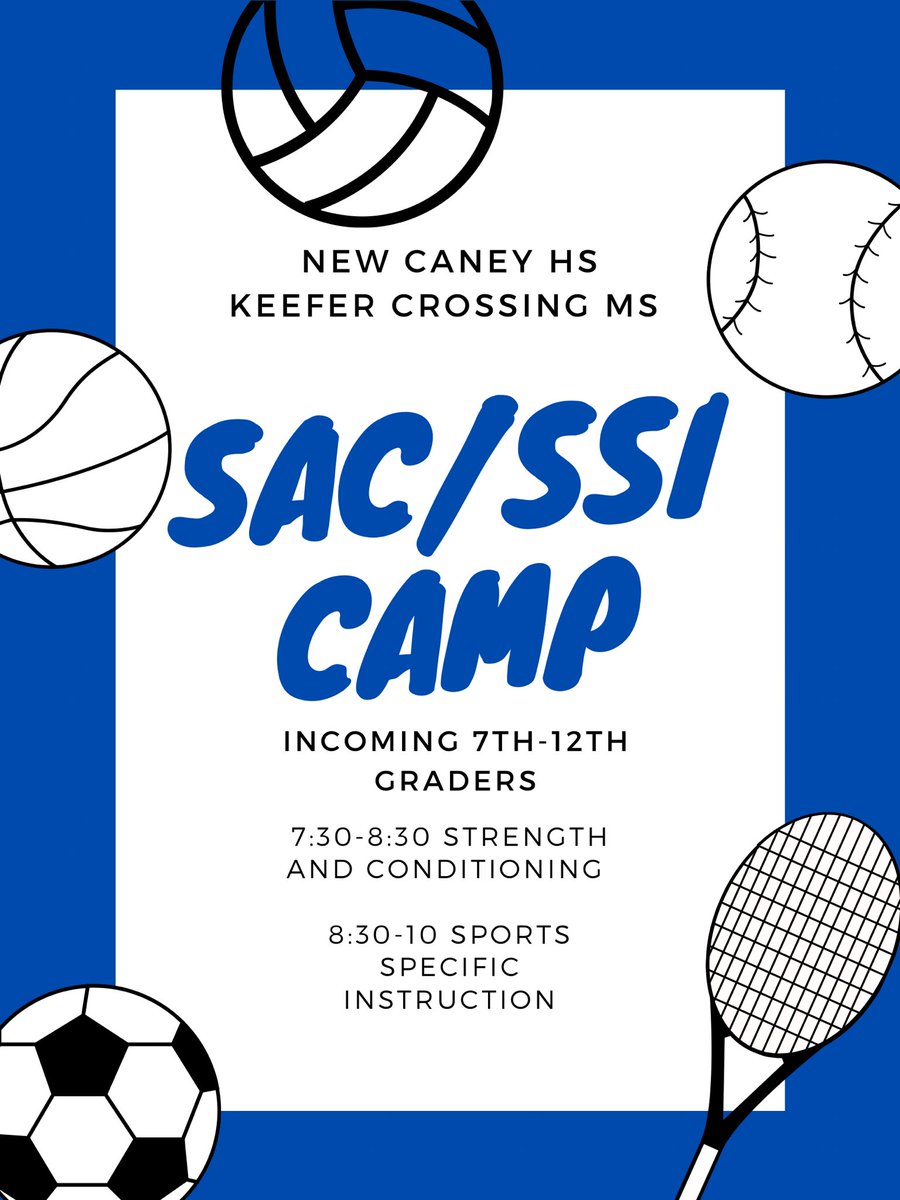 nc_scores's tweet photo. Looking to get better at your sport this Summer? Get signed up today for SAC camp, and let’s get better together. Encourage your teammates to come out the work in. 

https://t.co/c1IZxeeKvG https://t.co/ZDp0XbemSO