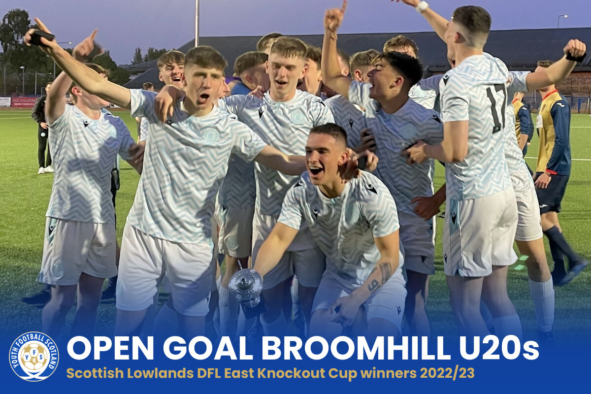 𝗖𝗛𝗔𝗠𝗣𝗜𝗢𝗡𝗦 🏆 

Congratulations to <a href="/Broomhill_FCDev/">Broomhill Development Squad</a> U20s, <a href="/OfficialSLDFL/">Scottish Lowlands Development Football League</a> East Knockout Cup winners 2022/23!

➡️ Cup final coverage to follow. Register for an alert and discount code: yfsmedia.net/camerasatyourg…