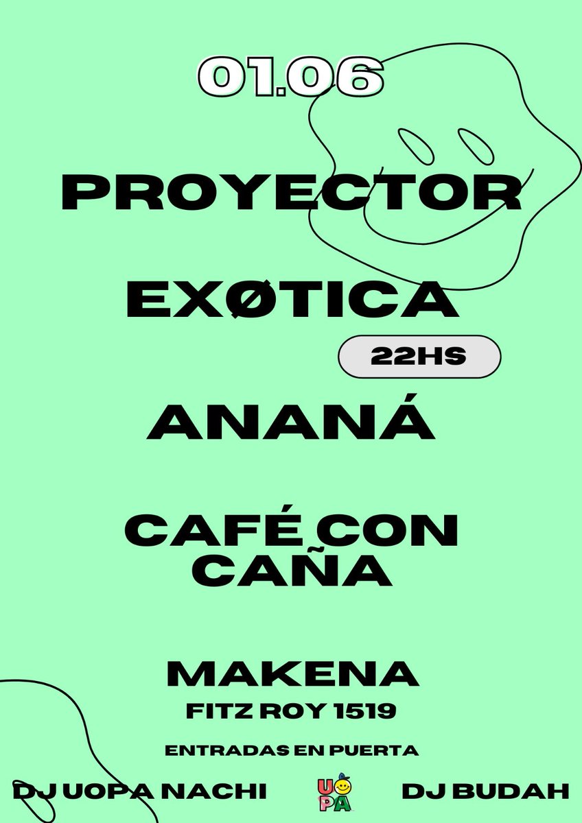 LuigiEscalante's tweet image. #Proyector vuelve a @Makenaclub a celebrar mi cumpleaños en la fiesta de @UOPANACHI ✨🇦🇷

Entradas a la venta en este link 😊
Es mañana, así que corran antes que se agoten!
passline.com/eventos/uopa-a…