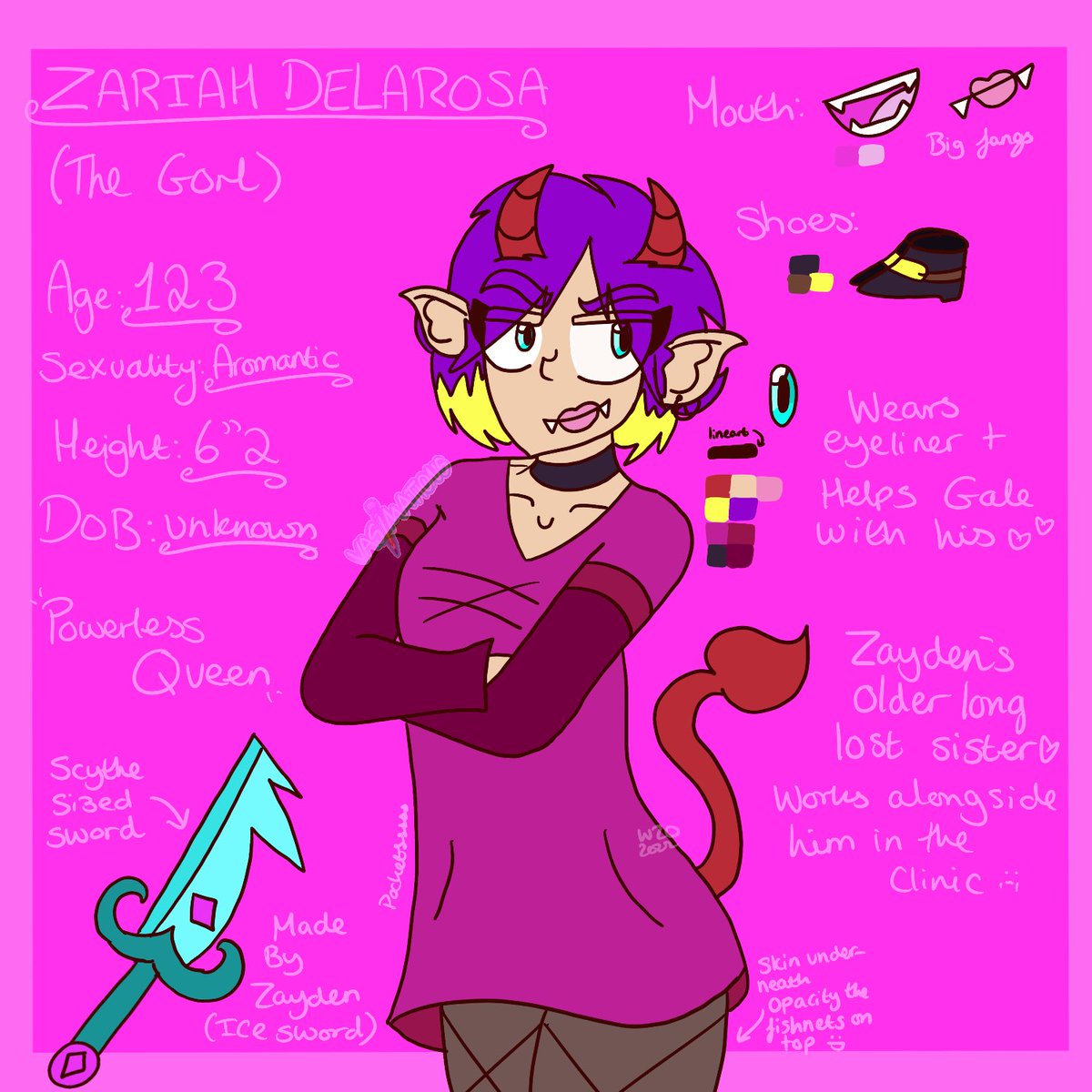 zivimations's tweet image. Now at 4/16 refsheets completed 👀

The artfight grind is really real, and omg is that 3 pieces of art in one day?

#art #rkgk #refsheets