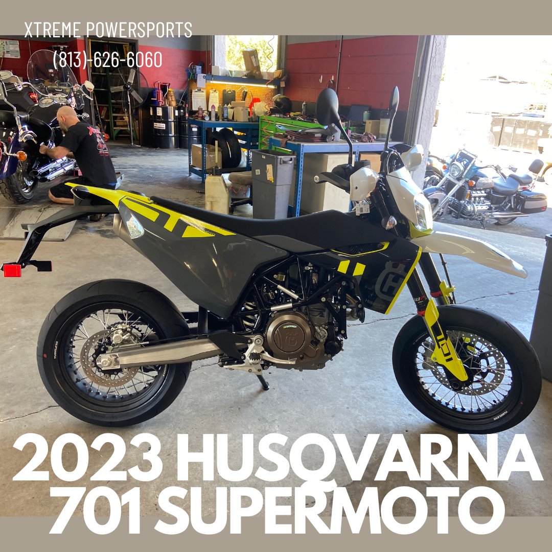 JUST OFF THE TRUCK TODAY!!! 2023 HUSQVARNA 701 SUPERMOTO! CALL NOW BEFORE WE SELL OUT!! 813-626-6060