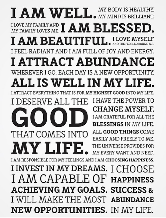 BruceVH's tweet photo. When you say "I am", what words most frequently follow? Are they words like sad, worried, angry, scared, disappointed? There's a difference between  what you ARE and what you are FEELING! If you're going to say "I am" choose some of these phrases! #Namaste #PositiveThinking https://t.co/6wmZNNp63W