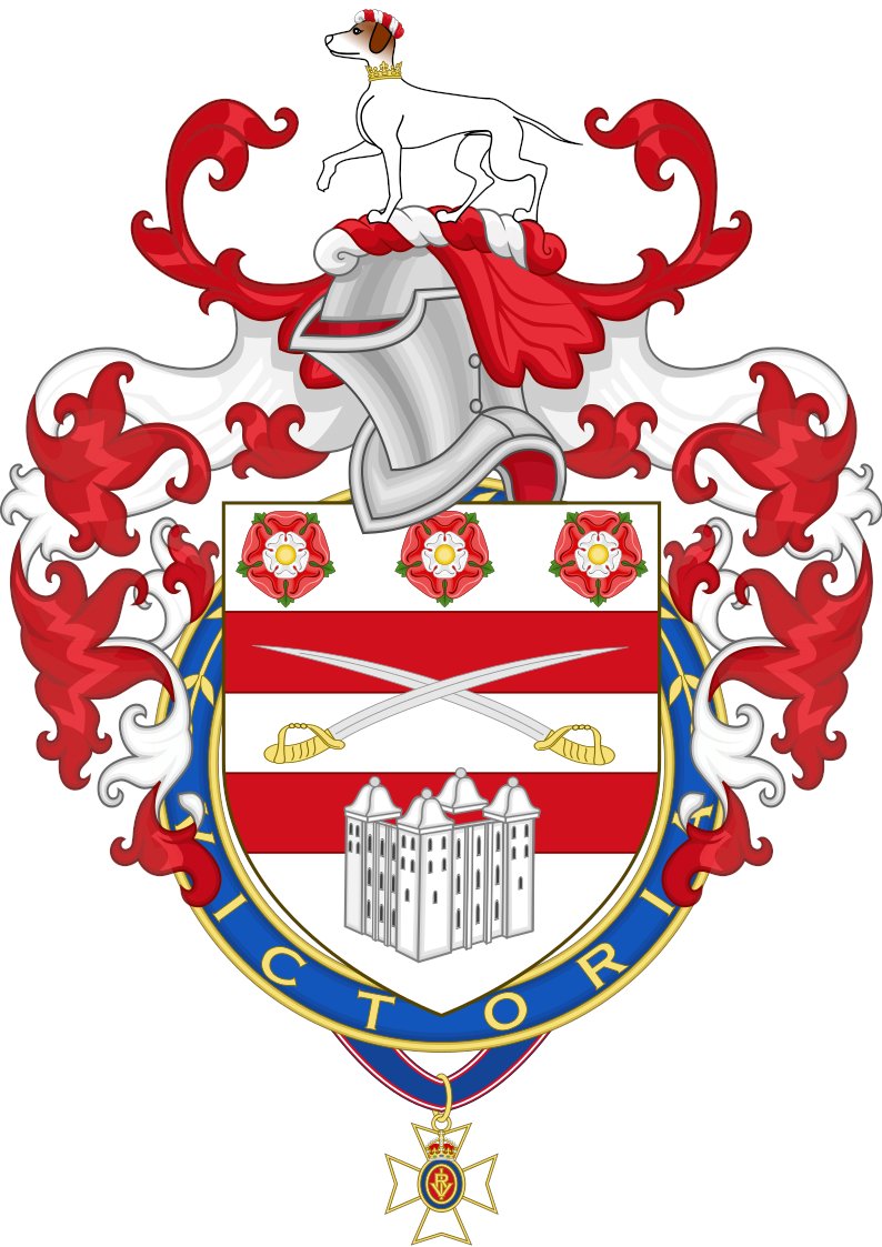 The College of Arms has granted Sir Melchett CVO OBE KPM OStJ, his Coat of Arms for use in the United Kingdom.  

Grant of Arms: drive.google.com/file/d/1lwMVpP…