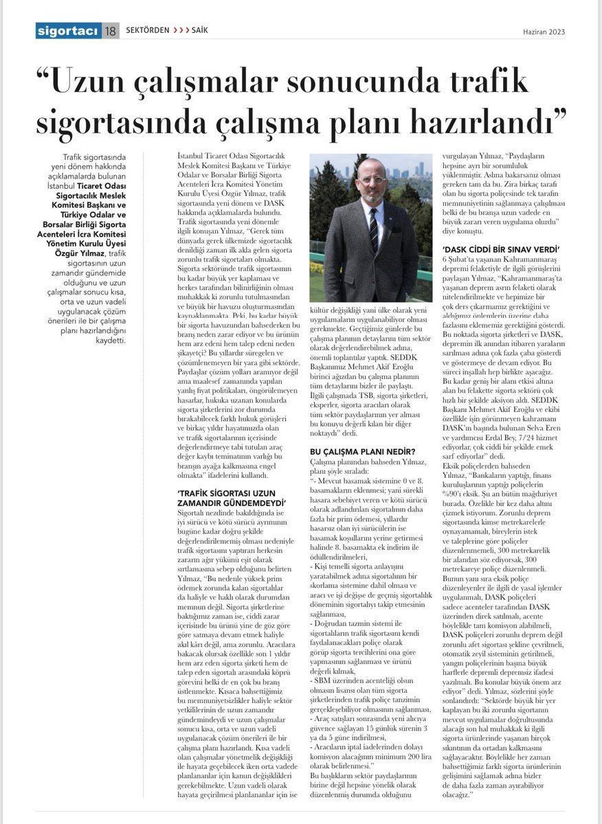 @sigortacigazetesi 2023 Haziran Sayısı