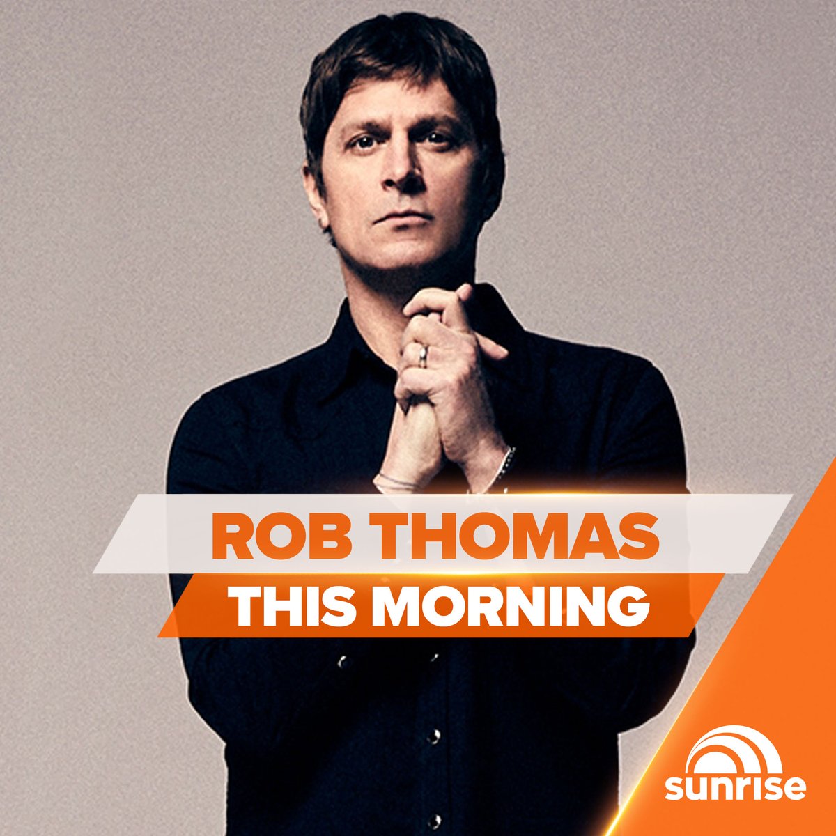 Coming up on Sunrise, @MatchboxTwenty superstar singer Rob Thomas joins us as the band celebrate their new album - #WhereTheLightGoes @ThisIsRobThomas #matchboxtwenty #matchbox20
Don't miss him this morning on @Channel7 and @7plus.