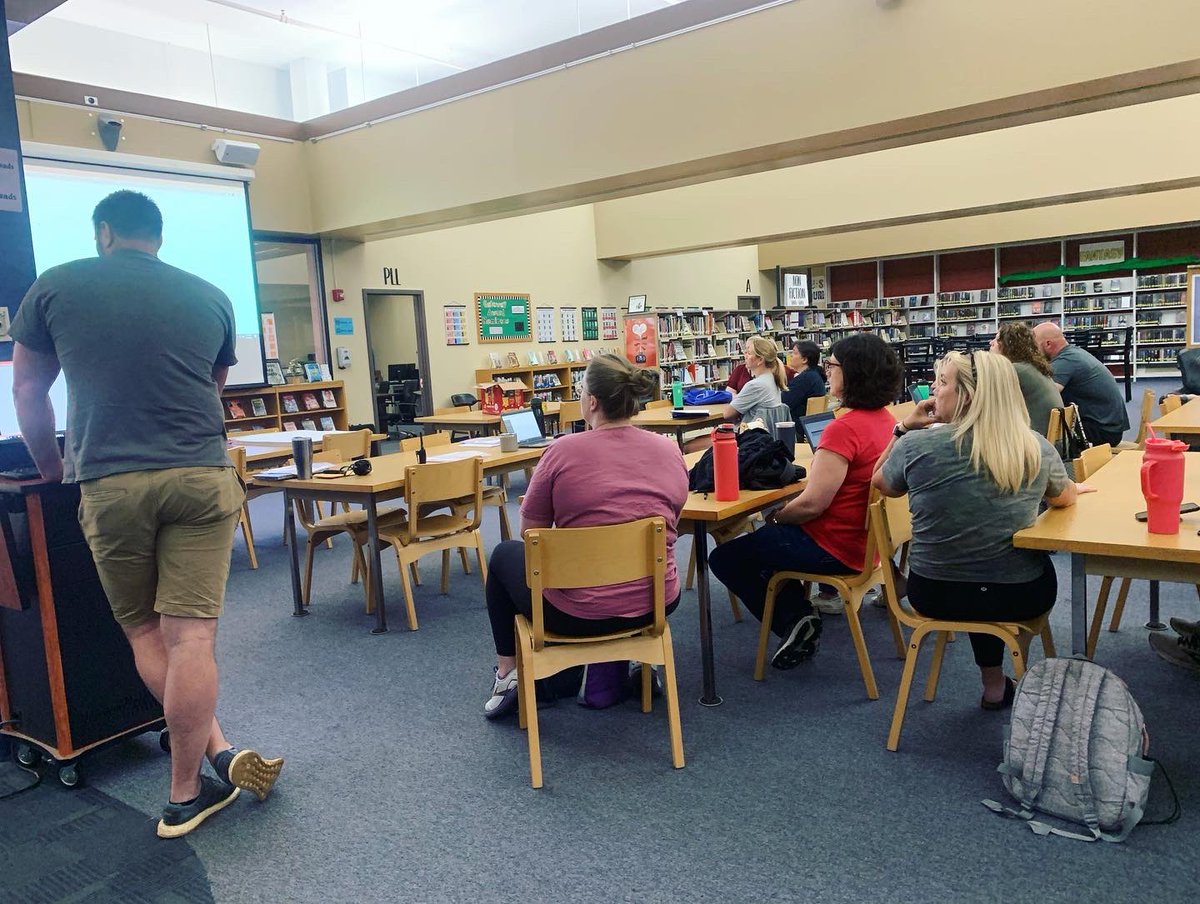 Our dedicated educators spent time today reflecting on their instructional units and created common assessments! We loved the collaborative conversations that todays work fostered. Thanks for all of your work team! #msdr9 #wearemehlville 🐾