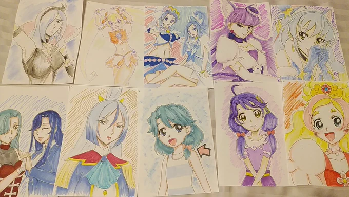 #今月描いた絵を晒そう 5月分のワンドロ31枚。 数日単位の遅刻参加がザラだったので6月はちゃんと毎日描いてきたい・・・