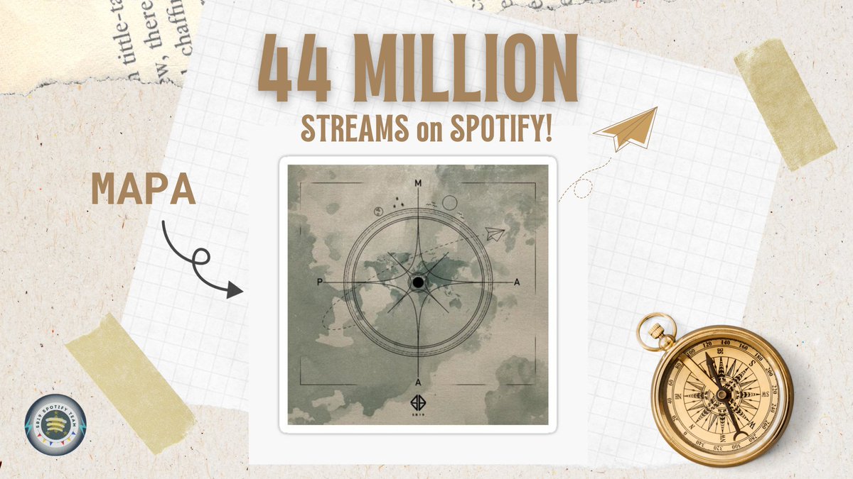 SB19's 'MAPA'  has  now surpassed 44 MILLION streams on Spotify! Mapa is still the most streamed track of <a href="/SB19Official/">SB19 Official</a> on Spotify. 

Keep sharing and streaming Mapa and the rest of #SB19's music!  open.spotify.com/track/6Fz2TpxU…