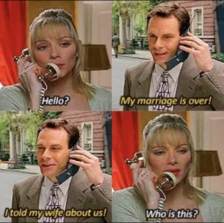 ok but this will still be the best Samantha Jones-related phonecall ever made