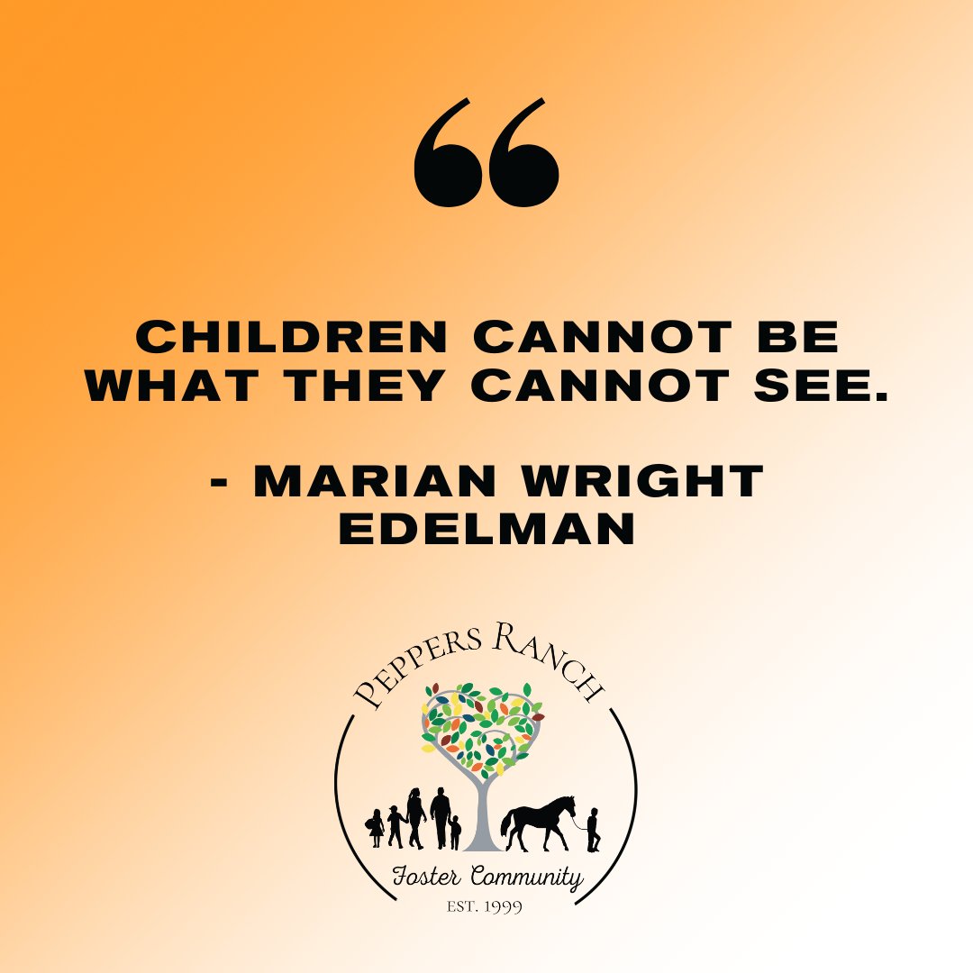 At Peppers Ranch we are firm believers that “Children cannot be what they cannot see.”

This is why, with your support, we do everything we can to not only provide our youth exposure to a wide variety of therapeutic programming but also to fine arts and culture! 🧡

#peppersranch