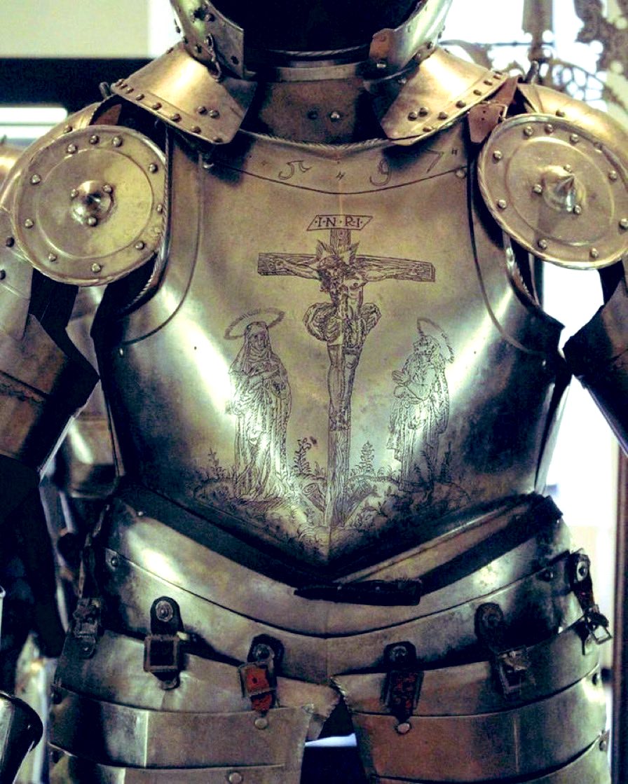 “Put you on the armour of God, that you may be able to stand against the deceits of the devil.” — Ephesians 6:11

#TradCat #SpiritualWarfare #Catholicus #CatholicTwitter