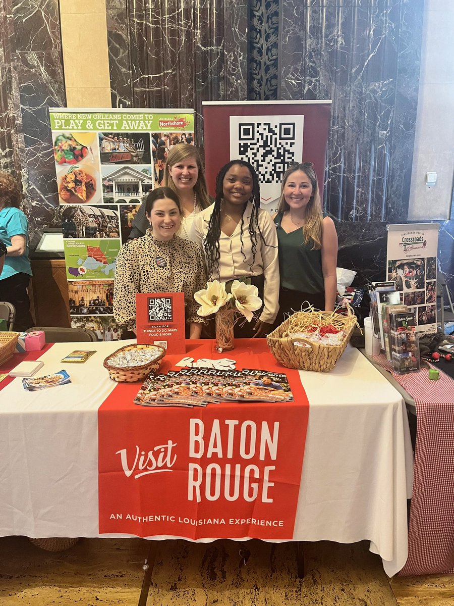 visitbatonrouge's tweet photo. Happy Tourism Day from Visit Baton Rouge! We had the opportunity to host our travel industry friends from all throughout the state as we advocated for our industry at the Louisiana State Capitol.
 
🔗 Learn more: https://t.co/GLh1OwI7Op https://t.co/aXe8qznbRK
