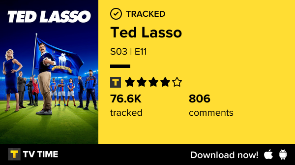 berat1972's tweet photo. I've just watched episode S03 | E11 of Ted Lasso! #tedlasso  https://t.co/HK2kffZP9n #tvtime https://t.co/qcsQpjL4rv