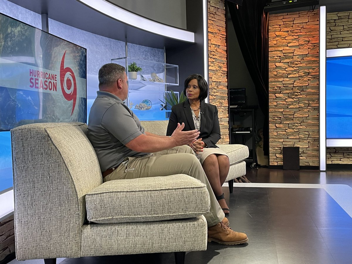 bereadyescambia's tweet photo. 📺 LIVE NOW: Public Safety Director Eric Gilmore speaking live on @weartv about hurricane preparedness and the Disaster Preparedness Sales Tax Holiday. #bereadyescambia https://t.co/gtTdZY7plp