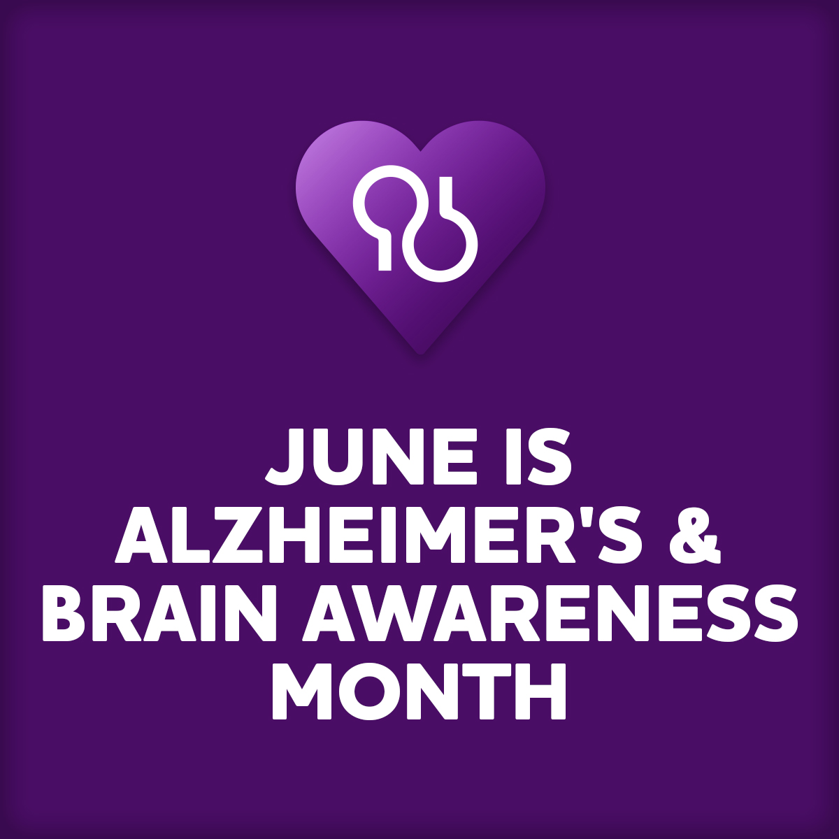 June is Alzheimer’s &amp; Brain Awareness Month! #GoPurple to raise awareness in honor of the more than 6 million Americans living with Alzheimer’s. Learn more: alz.org/abam. #ENDALZ
