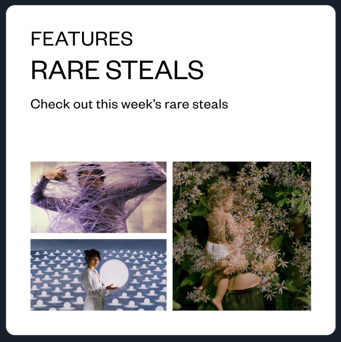 thompsonNFT's tweet photo. An honor to be mentioned in this weaks 'under 3 eth steals' by @SuperRare - tysm for the mention! https://t.co/pu0cBeY6dp