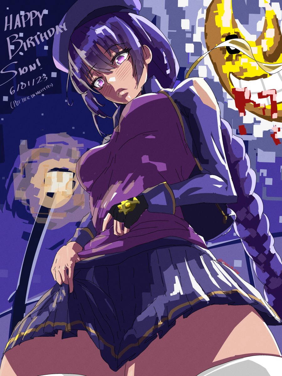 Sion looking for her melty announcement for her birthday. Happy birthday, Sion!

#sion #eltnam #meltyblood #UNIST #undernight