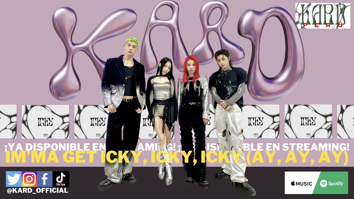 johnkey6_'s tweet photo. #KARD Este en un pedido para que pongan #ICKY a todo volumen! 💚💚@Radiolazonafm @radioondacero @planeta107fm @studio92 @radiodisney_pe #KARD #ICKY #KARD_PROYECT #KARD_ICKY #HIRANGS https://t.co/n3ydkrz3P8