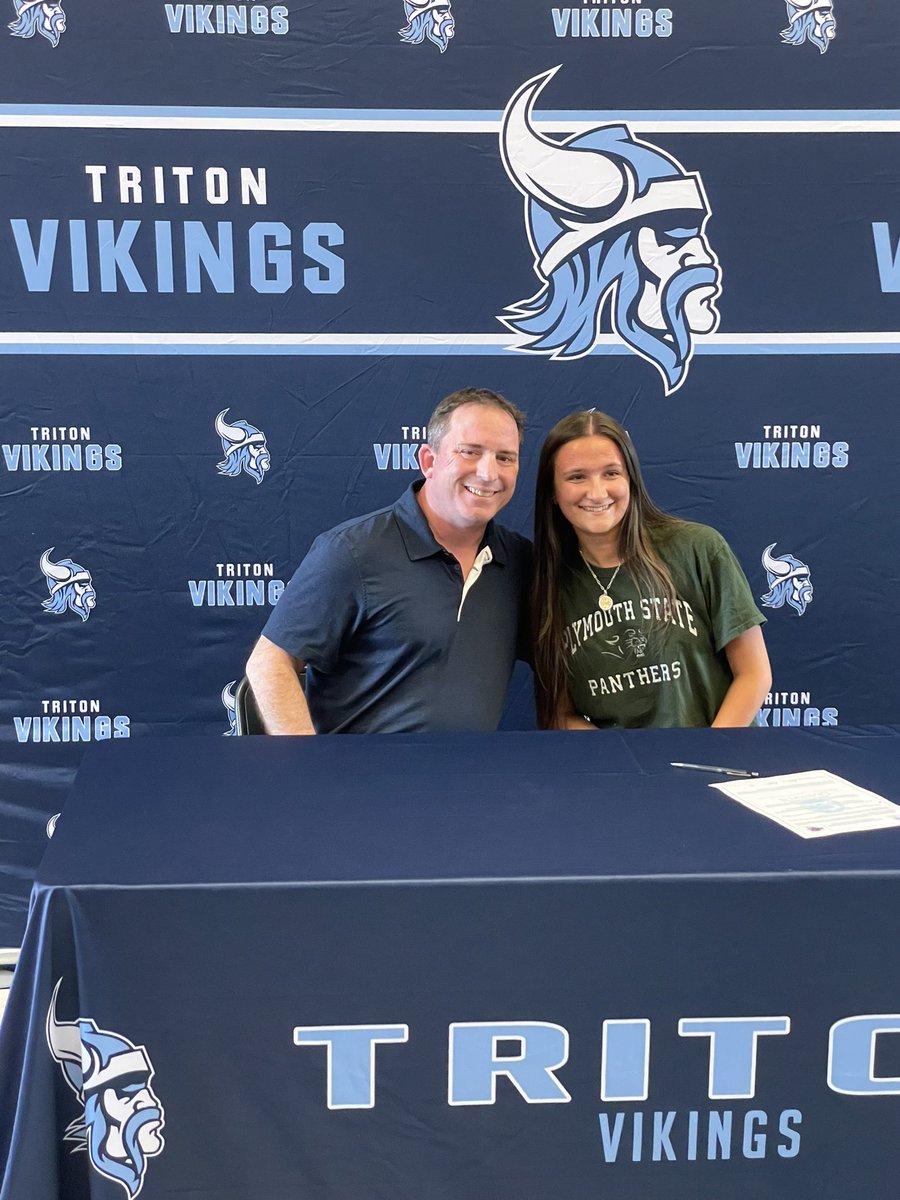 @Triton_Vikings Very proud of our manager Brooke Nangle for committing to Plymouth State to play lacrosse! #Tritonpride