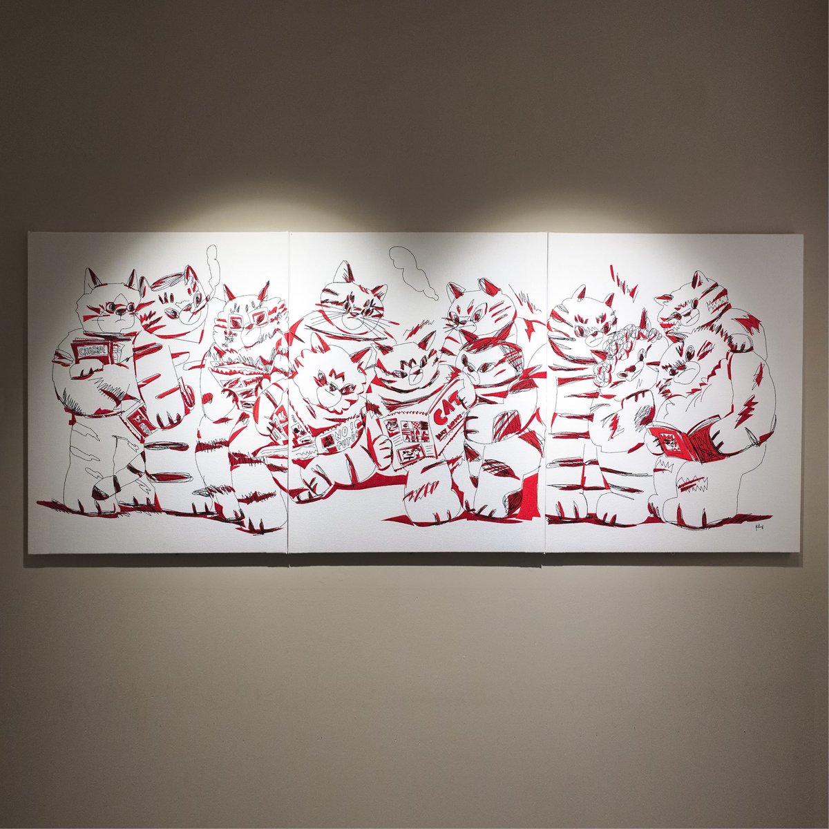 charadeshow_art's tweet photo. Charade Show, Needle and thread, 159x65cm, 2023

#embroidery #exhibition #charadeshow https://t.co/JqeceKgIG3