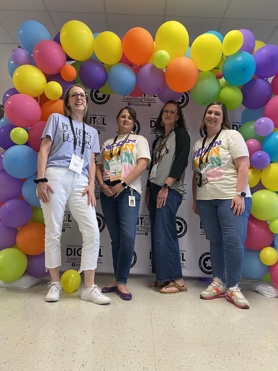 A great day of learning with these amazing GISD librarians at #GISDicon! @Bussey_Owlets @AdamsTechEd @Jharrisreads @ltinthelibrary @HudsonMSLibrary #BeTheDifference